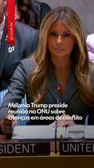 Melania Trump preside reunião na ONU sobre crianças em áreas de conflito
