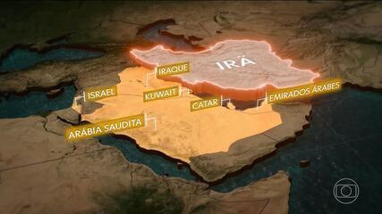 Irã bombardeia sete países no Oriente Médio