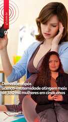 Demissões após licença-maternidade atingem mais de 380 mil mulheres em cinco anos