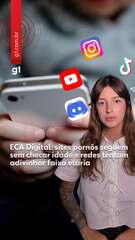 ECA Digital: sites pornôs seguem sem checar idade, e redes tentam adivinhar faixa etária