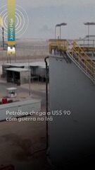 Petróleo chega a US$ 90 com guerra no Irã