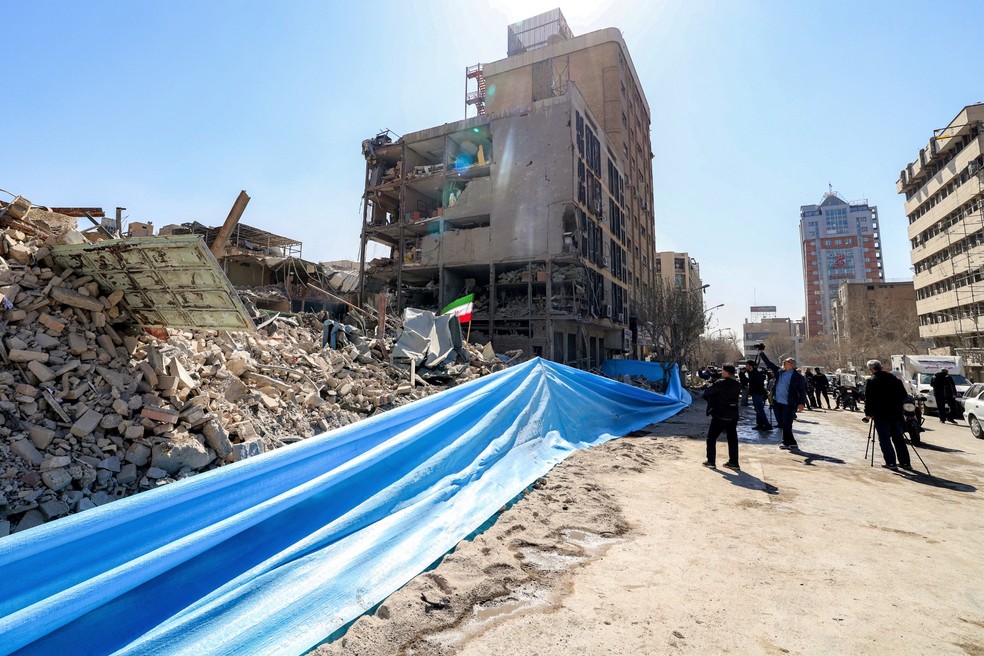 Ataques ao Irã — Foto: ATTA KENARE / AFP