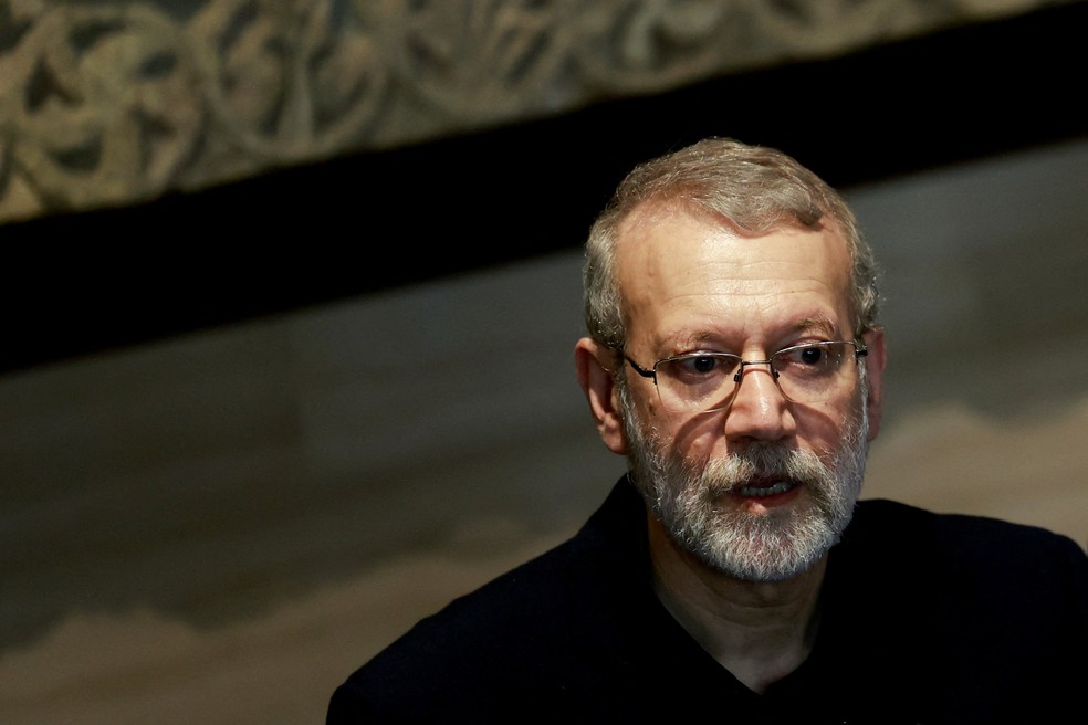 Ali Larijani — Foto: REUTERS/Thaier Al-Sudani