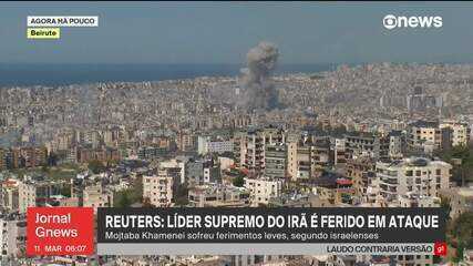 Líder Supremo do Irã é ferido em ataque segundo agência de notícias