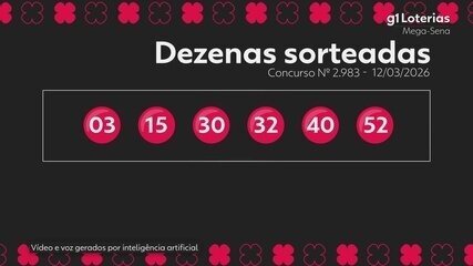 G1 | Loterias - Mega-Sena 2983