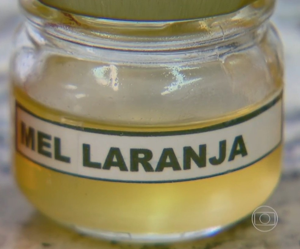 Mel de laranjeira exibido no programa Bem-Estar em 2013 — Foto: Reprodução/Bem Estar