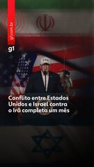 Conflito entre Estados Unidos e Israel contra o Irã completa um mês