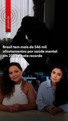 Brasil tem mais de 546 mil afastamentos por saúde mental em 2025 e bate recorde
