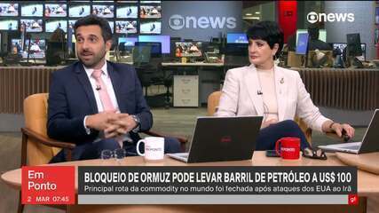Bloqueio de Ormuz pode levar barril de petróleo a US$ 100