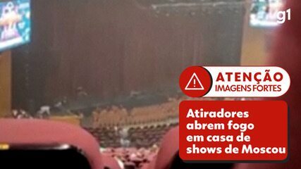 VÍDEO: Atiradores abrem fogo em casa de shows de Moscou