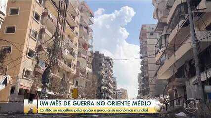 Guerra no Oriente Médio completa 1 mês