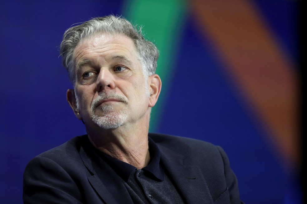 Reed Hastings, cofundador da Netflix, em foto de 18 de outubro de 2021 — Foto: Reuters/David Swanson