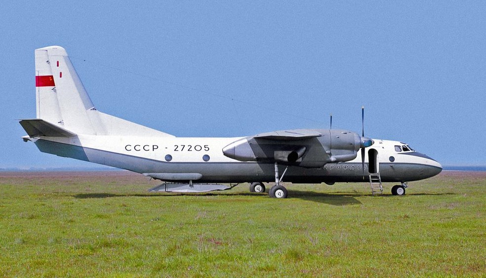 Um avião Antonov An-26, em foto de arquivo — Foto: Antonov/Divulgação