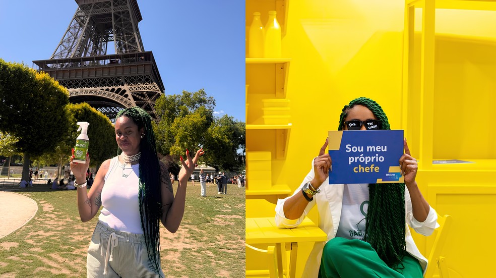 Gabriela Valente é diarista por escolha e fatura alto com serviços premium, mentoria e produtos próprios — Foto: Arquivo pessoal