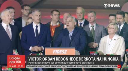 Orbán admite derrota na Hungria: 'Resultado da eleição é claro e doloroso'