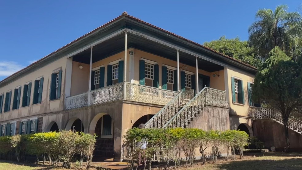 Fazenda que hospedou Dom Pedro II abre para visitação em Tietê — Foto: Reprodução/TV TEM