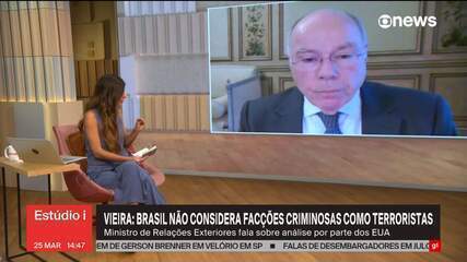 Itamaraty manifestou ao governo Trump oposição do Brasil à classificação de PCC e CV como terroristas