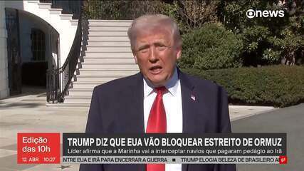 Trump diz que EUA vão bloquear Estreito de Ormuz