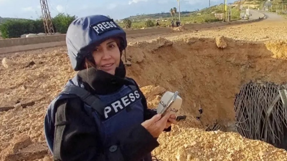 Amal Khalil era jornalista do jornal libanês Al-Akhbar — Foto: AP