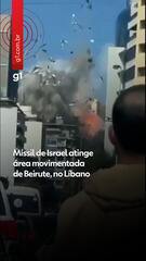Míssil de Israel atinge área movimentada de Beirute, no Líbano
