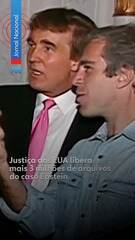 Justiça dos EUA libera mais 3 milhões de arquivos do caso Epstein