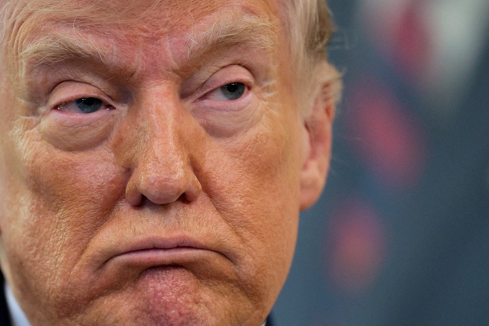 O presidente dos Estados Unidos, Donald Trump, em 24 de março de 2026 — Foto: REUTERS/Evan Vucci