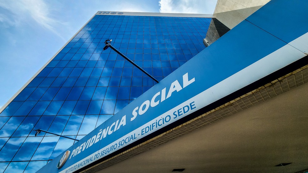 Prédio do Instituto Nacional do Seguro Social (INSS). — Foto: Rafa Neddermeyer/Agência Brasil