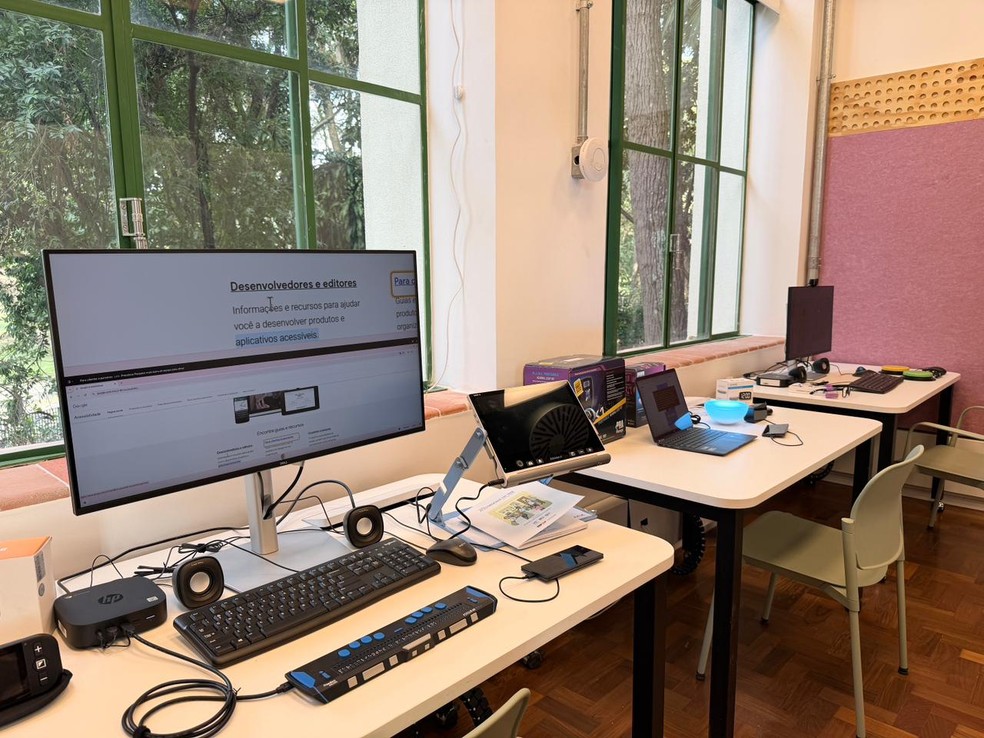 Novo centro de engenharia do Google em São Paulo. — Foto: Darlan Helder
