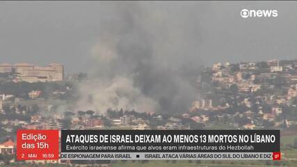 Ataques de Israel deixam mortos no Líbano