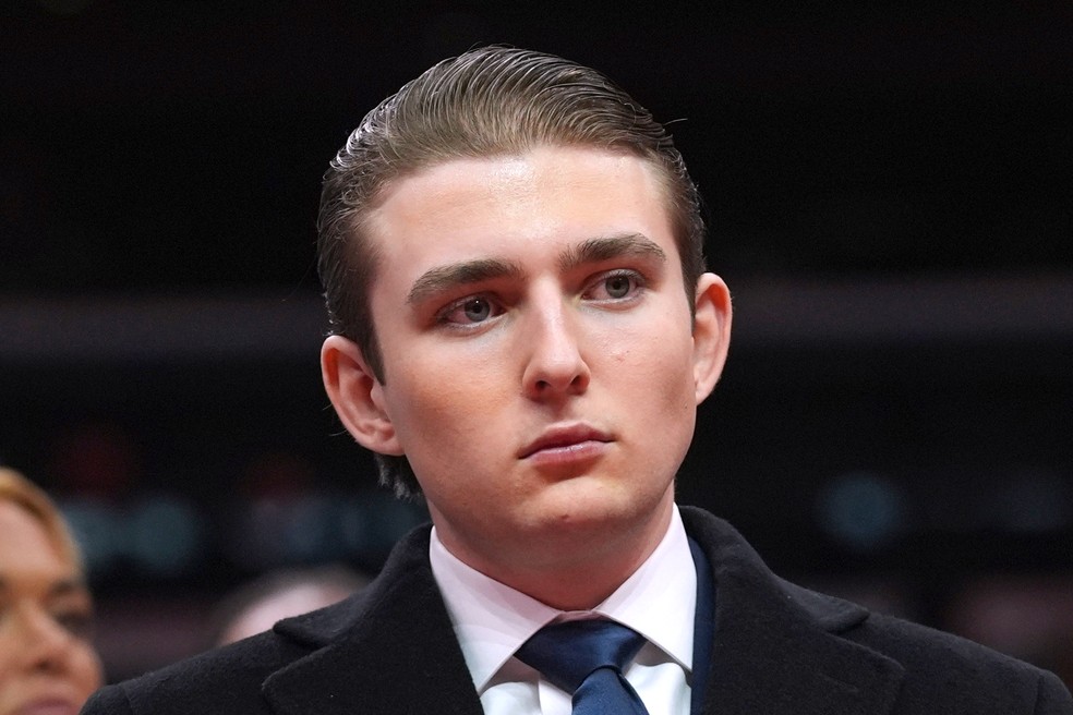 Barron Trump — Foto: AP Photo/Evan Vucci